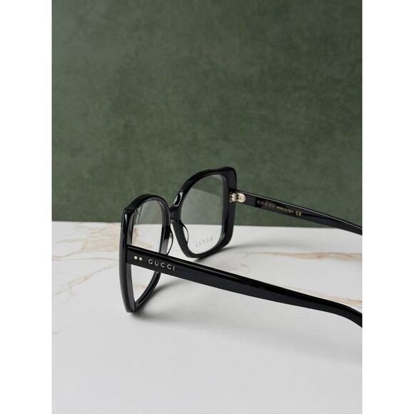 NEW Gucci GG0473O Oversized Eyeglasses Frames in Black main image 8